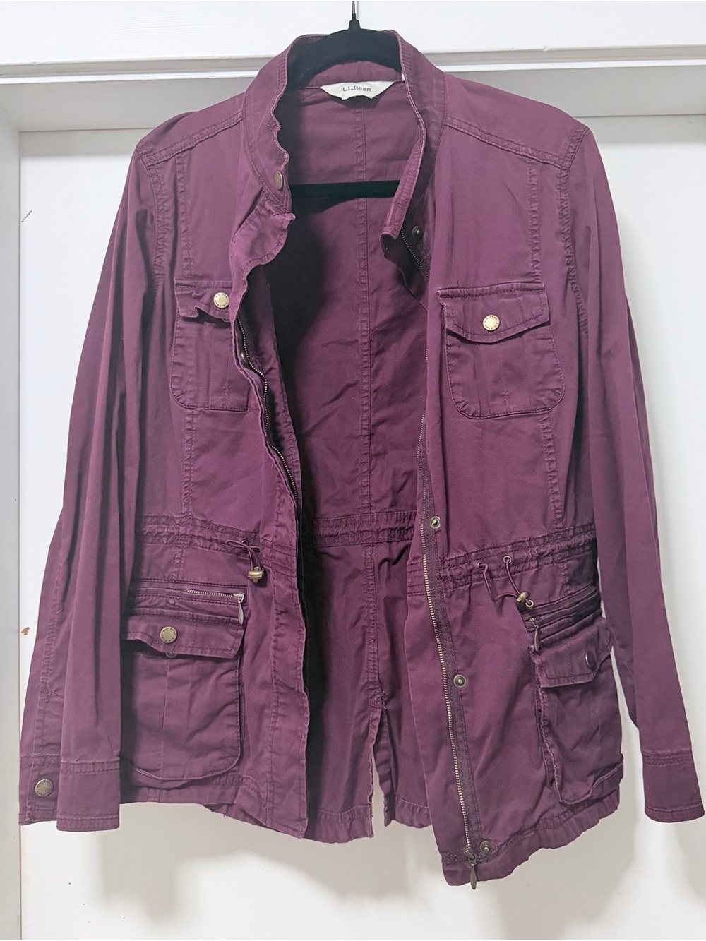 L.L. Bean Women's Utility Jacket — Plum